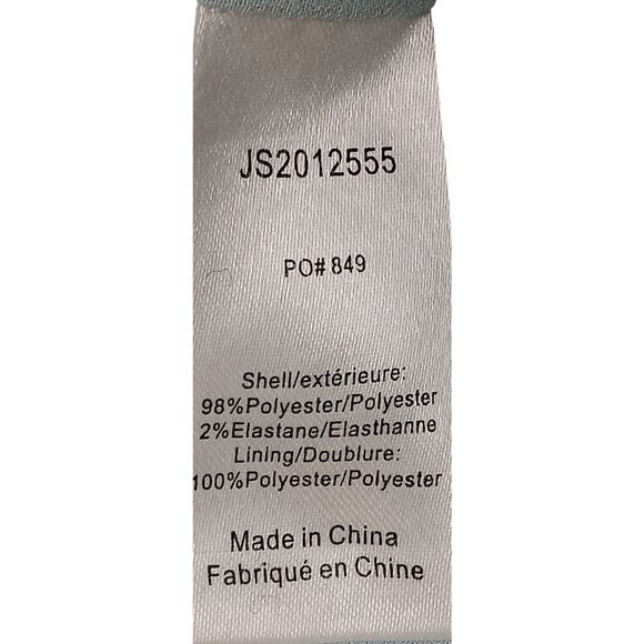 Jason Wu Blue Midi Dress Size 6 Puff Sleeve V-Neck Fruit Print Lightweight - Picture 14 of 14